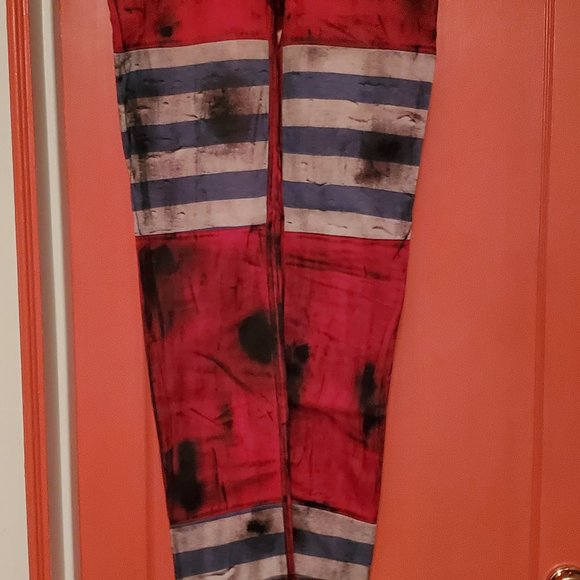 Handmade Indie Designer Kissin Bombs Design Moto Punk Metal Pants - Picture 3 of 4